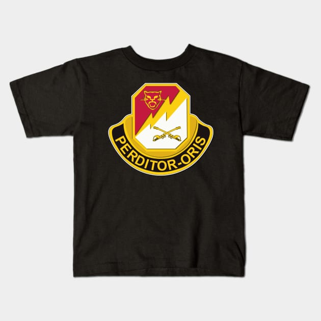 316th Cavalry Brigade - DUI wo Txt Kids T-Shirt by twix123844